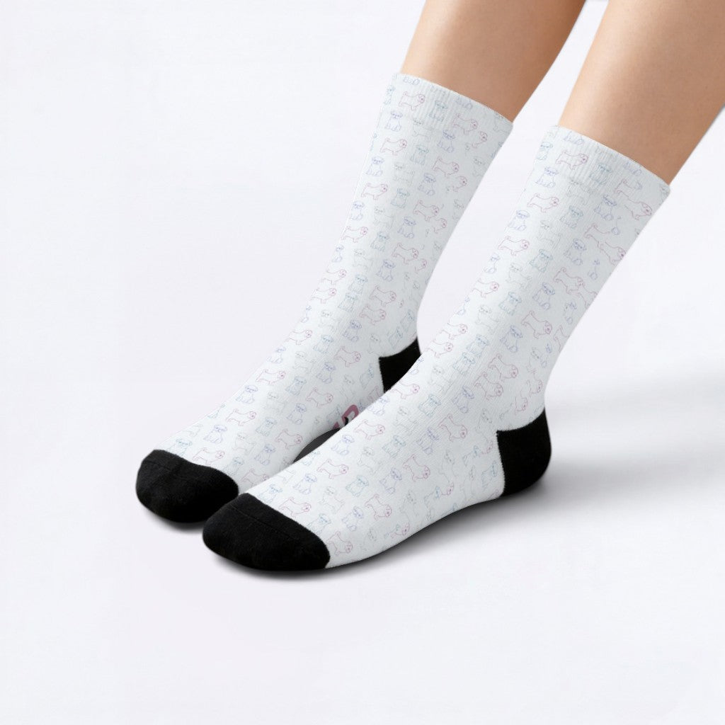 Minnie - Funny Pug Socks | Unisex Crew Socks