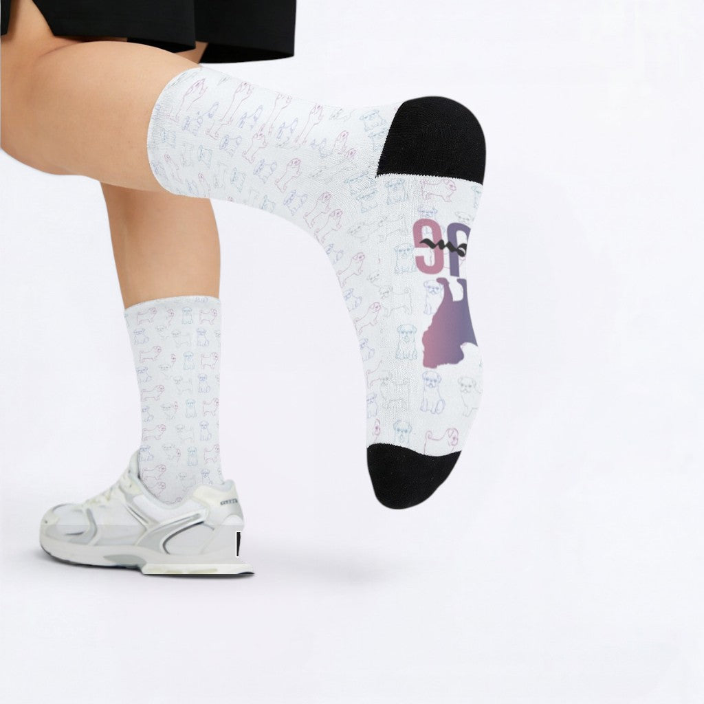 Minnie - Funny Pug Socks | Unisex Crew Socks