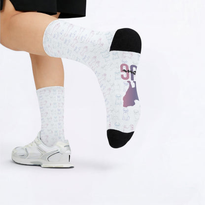 Minnie - Funny Pug Socks | Unisex Crew Socks