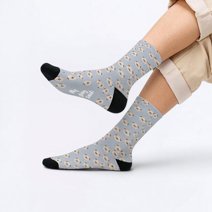Axel  - Funny Pug Socks | Unisex Crew Socks