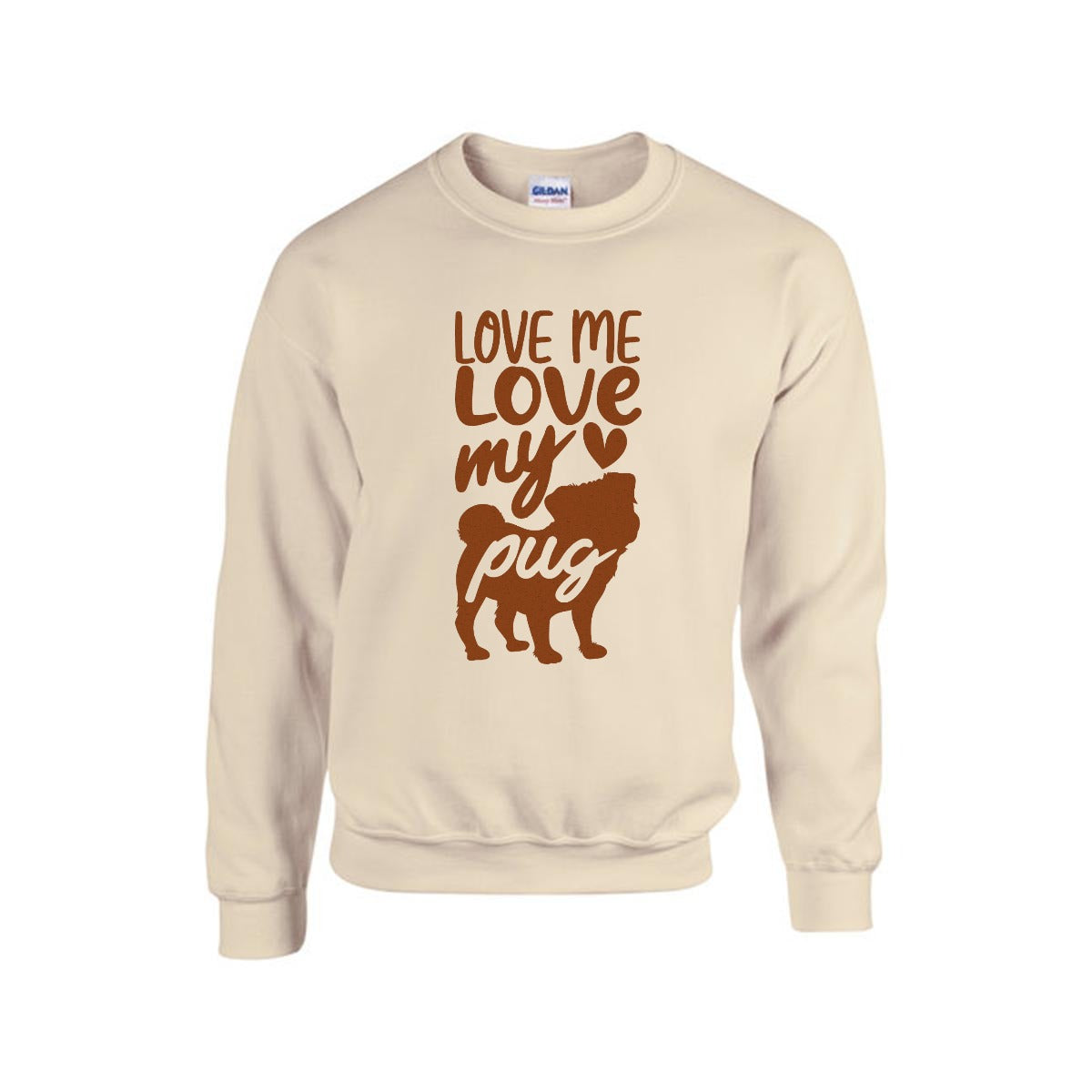 Nova - Unisex Cotton Sweater for Pug Lovers