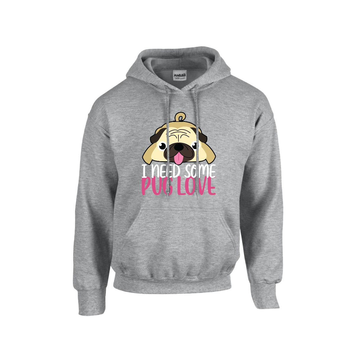 Max  - Pug Lover Hoodie – Essential Unisex Cotton Sweatshirt