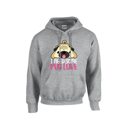 Max  - Pug Lover Hoodie – Essential Unisex Cotton Sweatshirt