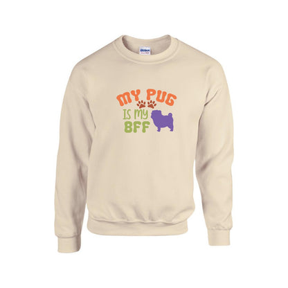 Oliver - Unisex Cotton Sweater for Pug Lovers