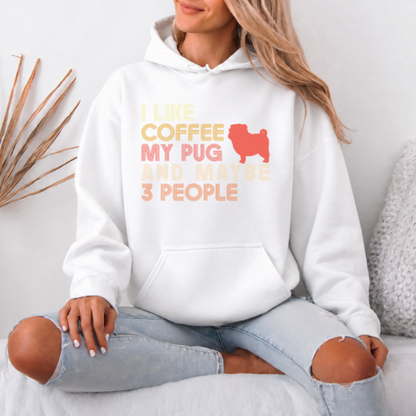 Cleo  - Pug Lover Hoodie – Essential Unisex Cotton Sweatshirt
