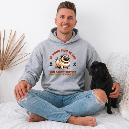 Oliver  - Pug Lover Hoodie – Essential Unisex Cotton Sweatshirt