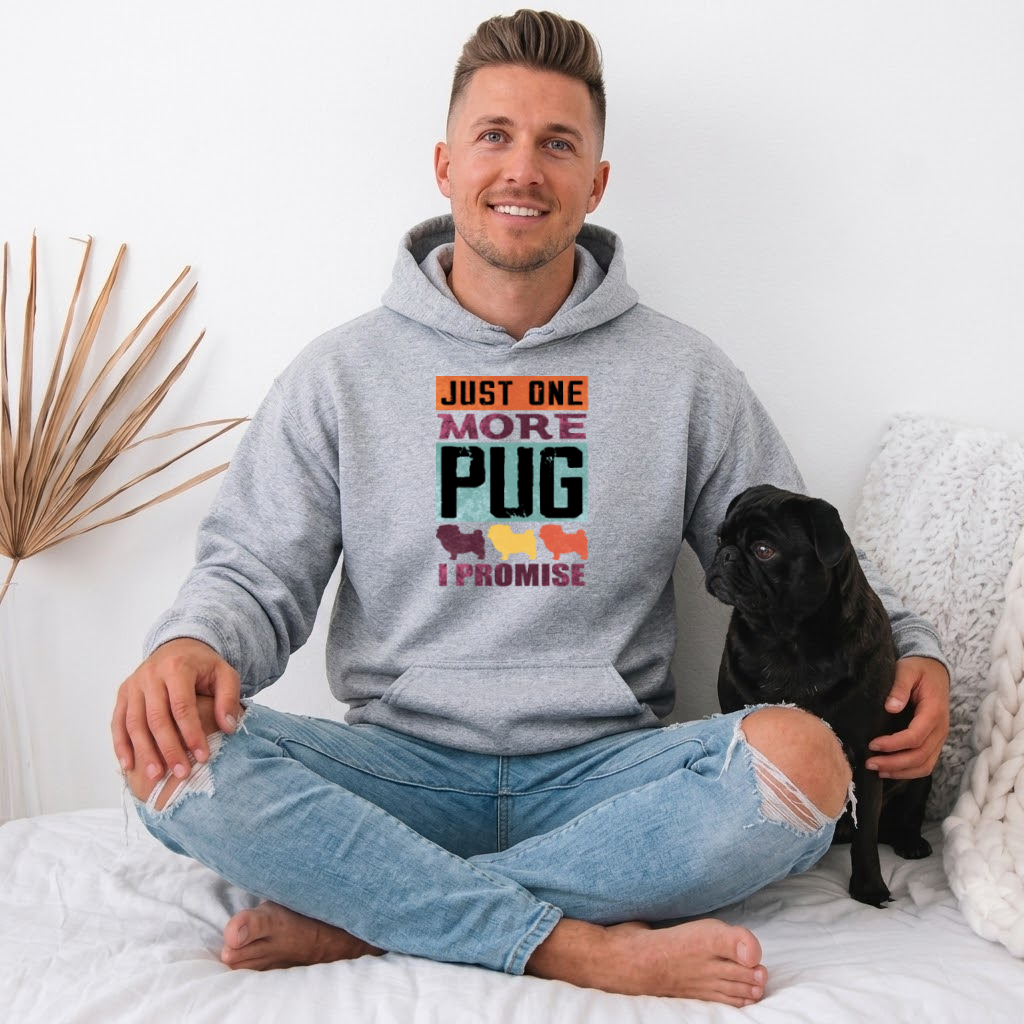 Zara  - Pug Lover Hoodie – Essential Unisex Cotton Sweatshirt