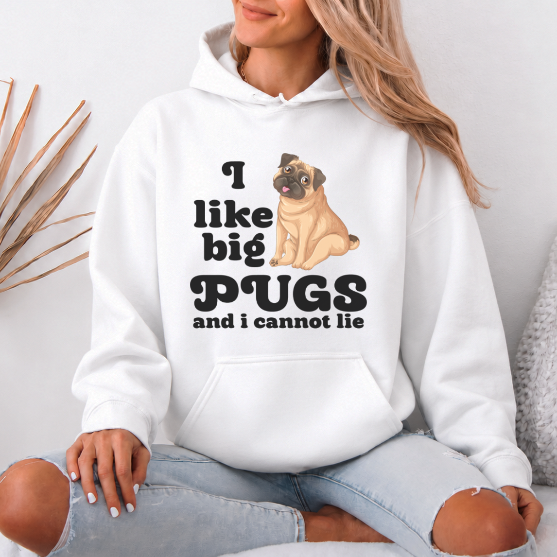 Milo  - Pug Lover Hoodie – Essential Unisex Cotton Sweatshirt