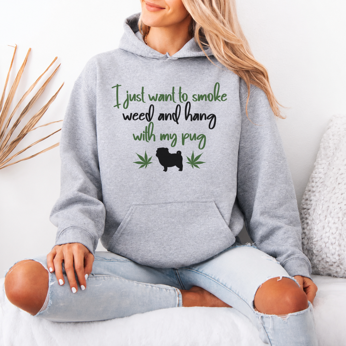 Percey  - Pug Lover Hoodie – Essential Unisex Cotton Sweatshirt