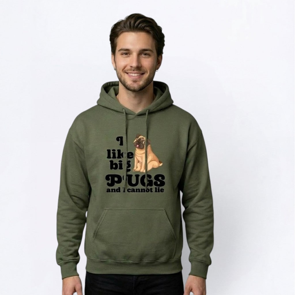 Milo  - Pug Lover Hoodie – Essential Unisex Cotton Sweatshirt