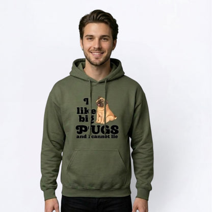 Milo  - Pug Lover Hoodie – Essential Unisex Cotton Sweatshirt
