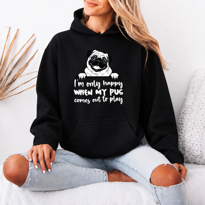 Nova - Pug Lover Hoodie – Essential Unisex Cotton Sweatshirt