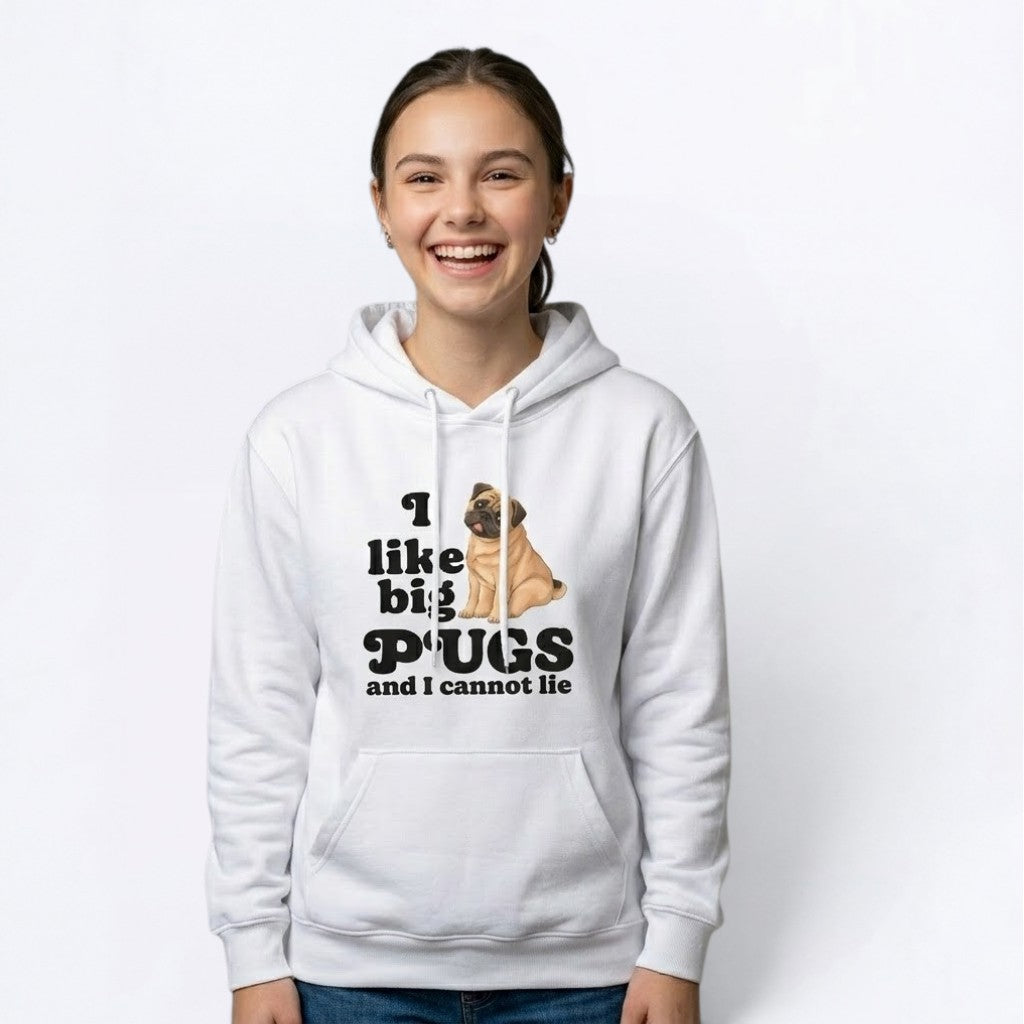 Milo  - Pug Lover Hoodie – Essential Unisex Cotton Sweatshirt