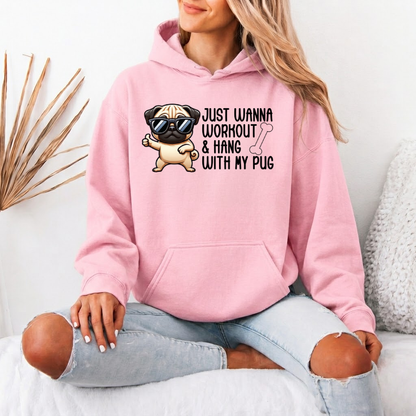 Chloe  - Pug Lover Hoodie – Essential Unisex Cotton Sweatshirt