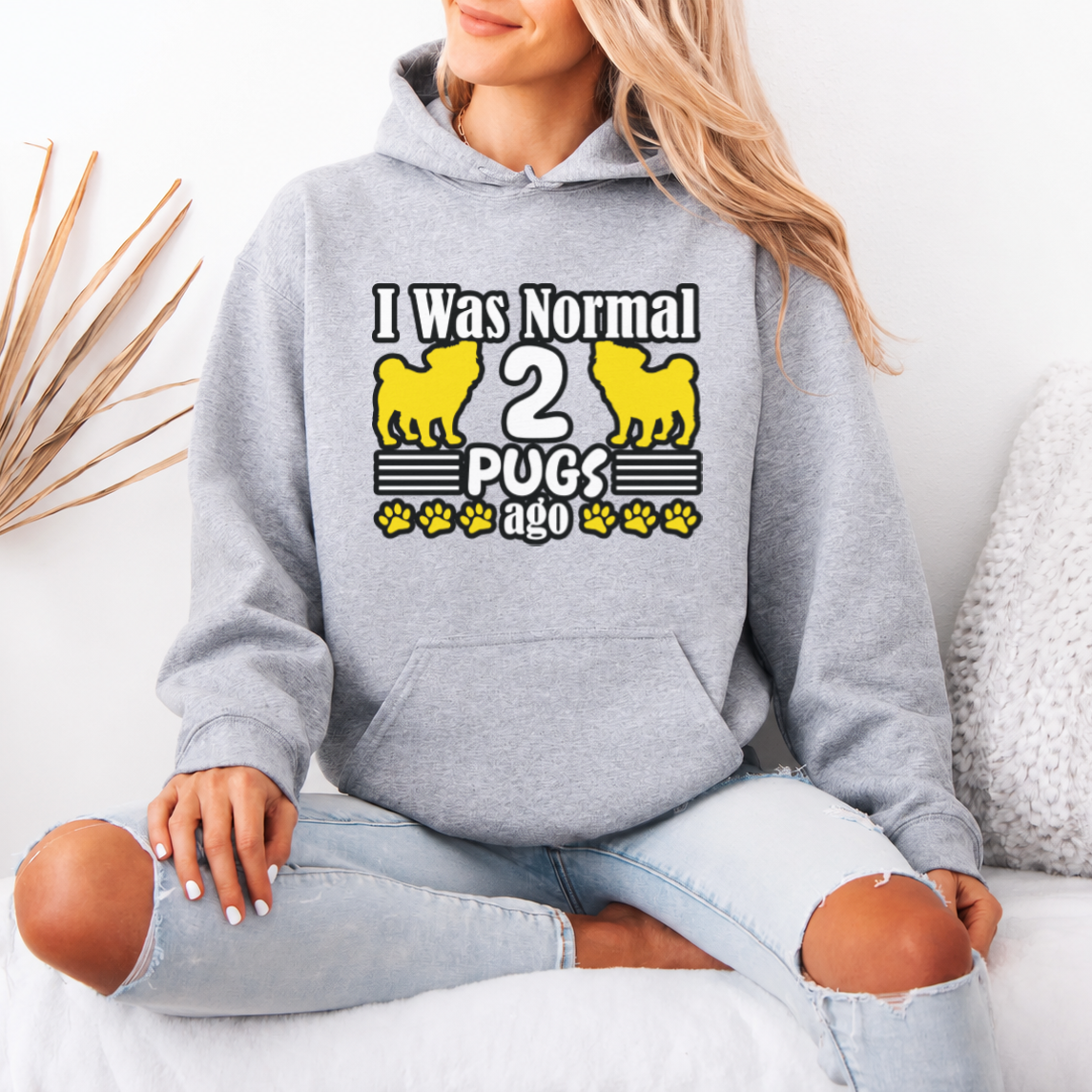 Chester  - Pug Lover Hoodie – Essential Unisex Cotton Sweatshirt