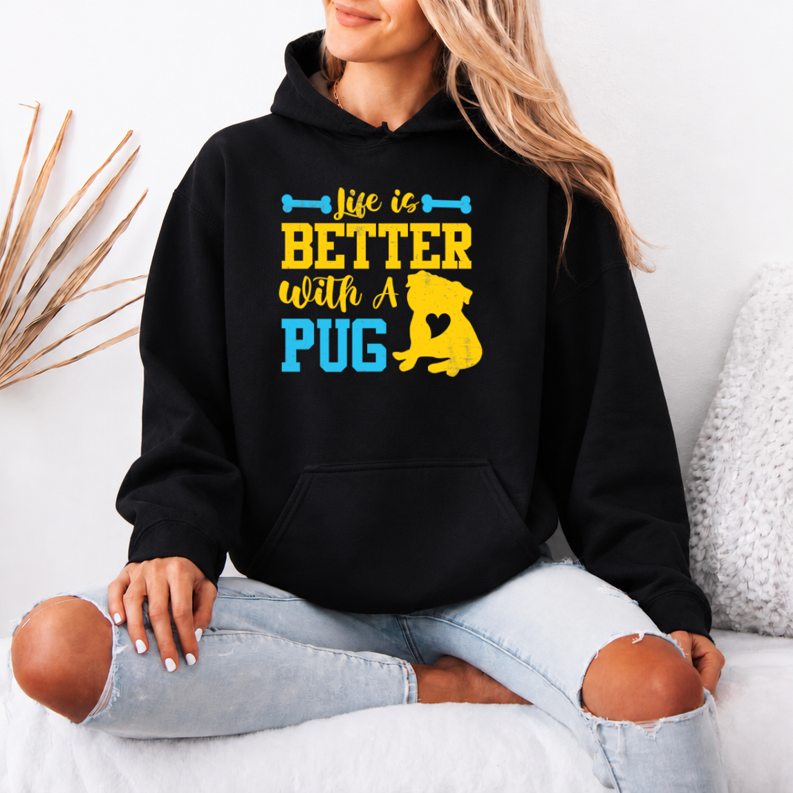 Loki  - Pug Lover Hoodie – Essential Unisex Cotton Sweatshirt