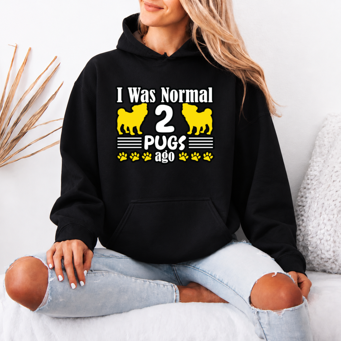 Chester  - Pug Lover Hoodie – Essential Unisex Cotton Sweatshirt