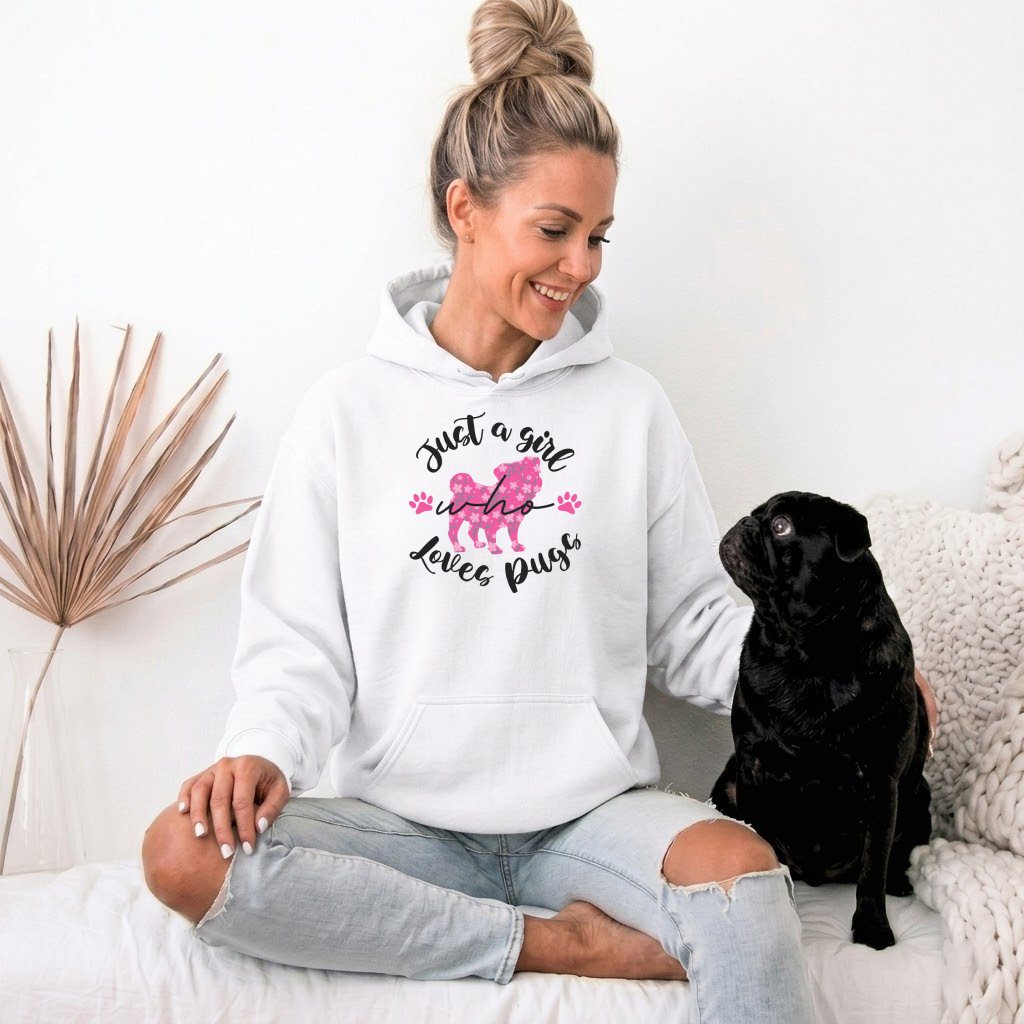 Bella  - Pug Lover Hoodie – Essential Unisex Cotton Sweatshirt