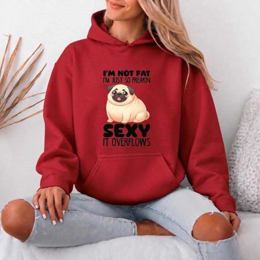 Atlas  - Pug Lover Hoodie – Essential Unisex Cotton Sweatshirt