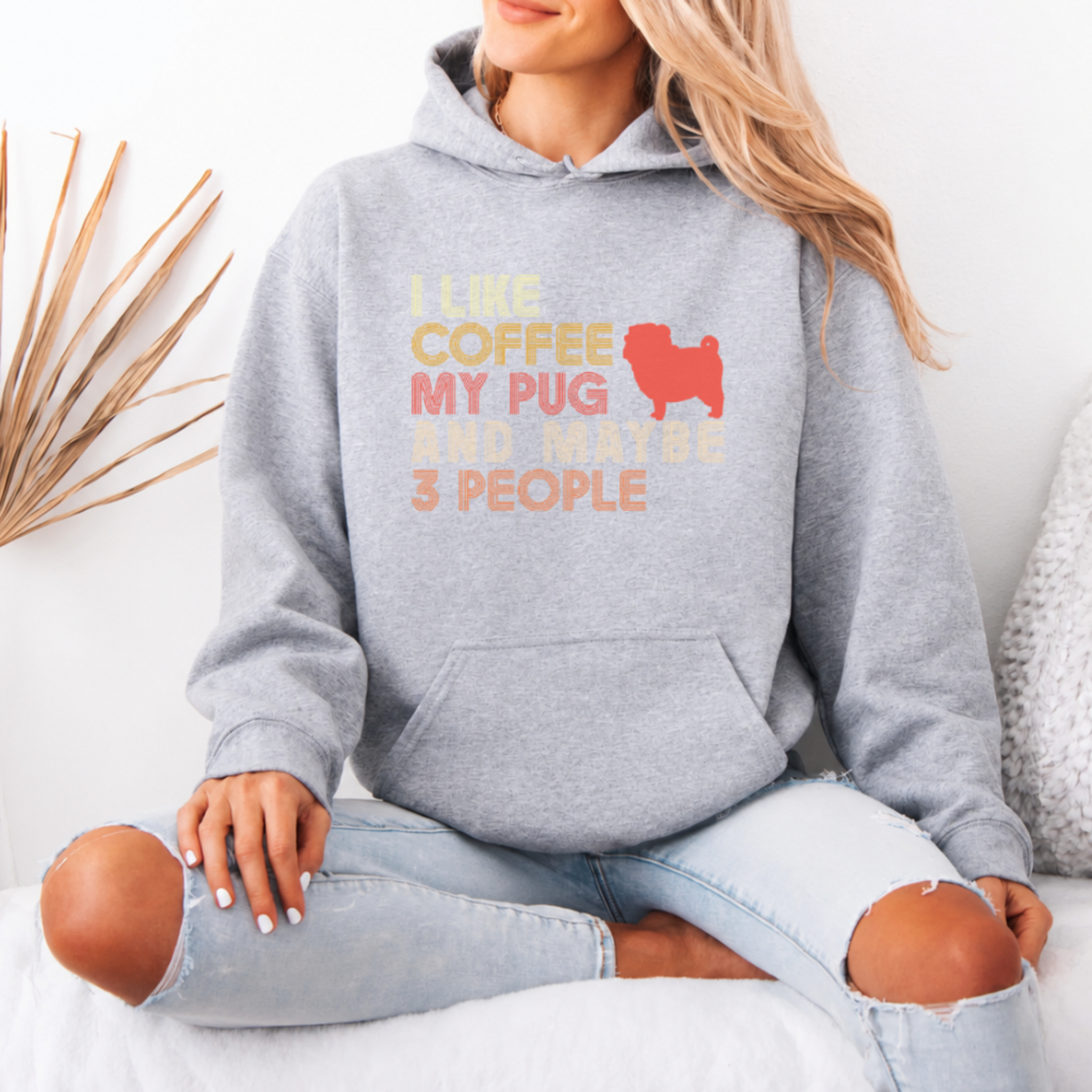 Cleo  - Pug Lover Hoodie – Essential Unisex Cotton Sweatshirt
