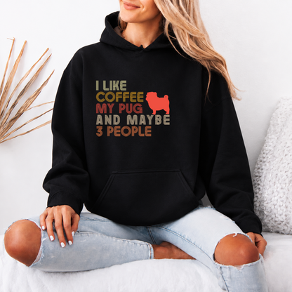 Cleo  - Pug Lover Hoodie – Essential Unisex Cotton Sweatshirt