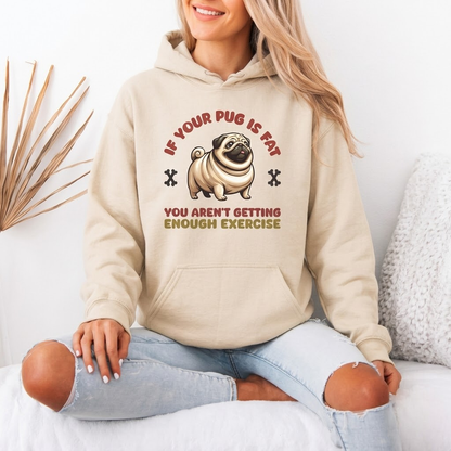 Oliver  - Pug Lover Hoodie – Essential Unisex Cotton Sweatshirt