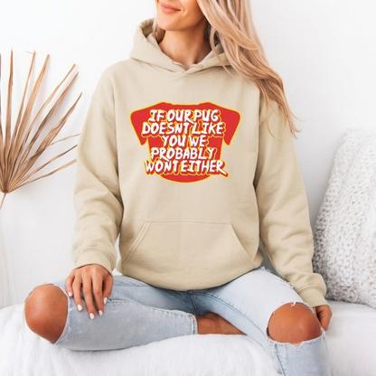 OLie  - Pug Lover Hoodie – Essential Unisex Cotton Sweatshirt