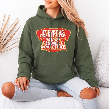 OLie  - Pug Lover Hoodie – Essential Unisex Cotton Sweatshirt