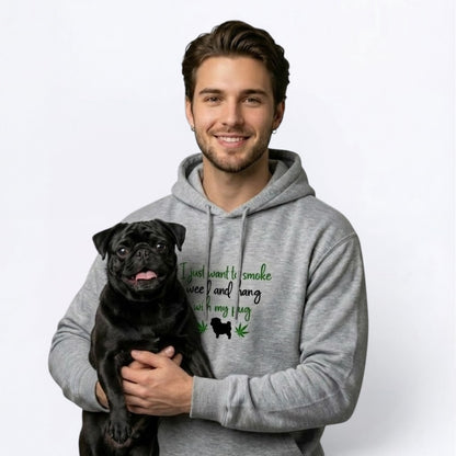 Percey  - Pug Lover Hoodie – Essential Unisex Cotton Sweatshirt