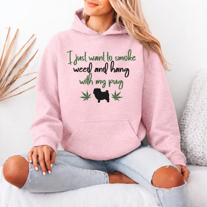 Percey  - Pug Lover Hoodie – Essential Unisex Cotton Sweatshirt