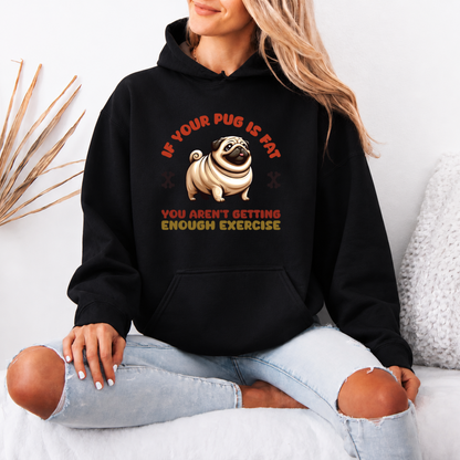 Oliver  - Pug Lover Hoodie – Essential Unisex Cotton Sweatshirt