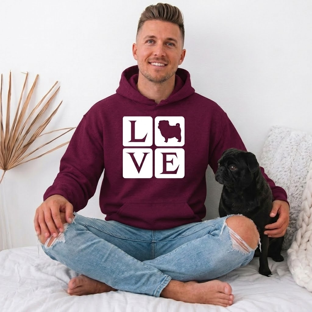 Mia - Pug Lover Hoodie – Essential Unisex Cotton Sweatshirt
