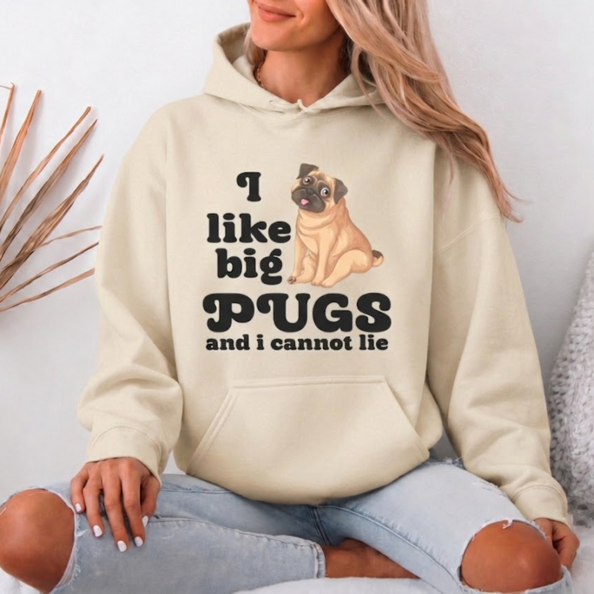 Milo  - Pug Lover Hoodie – Essential Unisex Cotton Sweatshirt