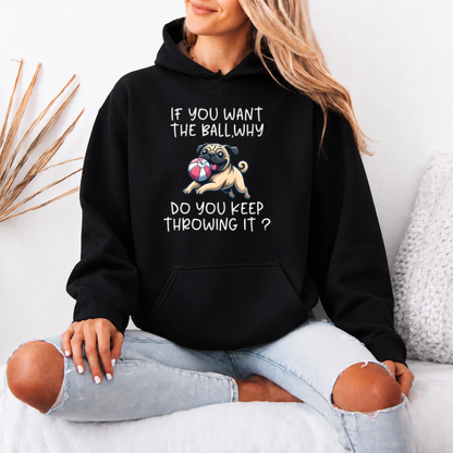 Teddy  - Pug Lover Hoodie – Essential Unisex Cotton Sweatshirt