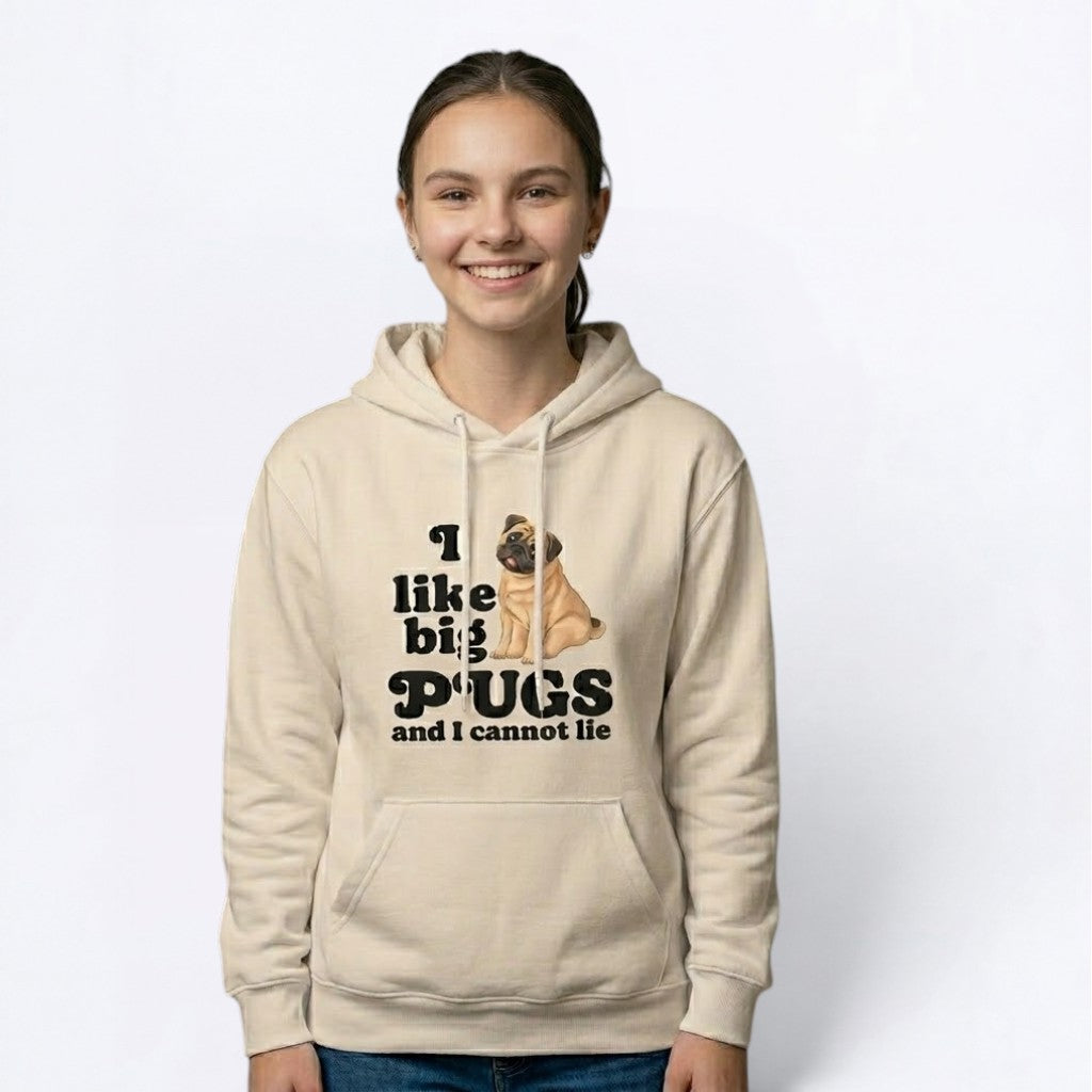 Milo  - Pug Lover Hoodie – Essential Unisex Cotton Sweatshirt