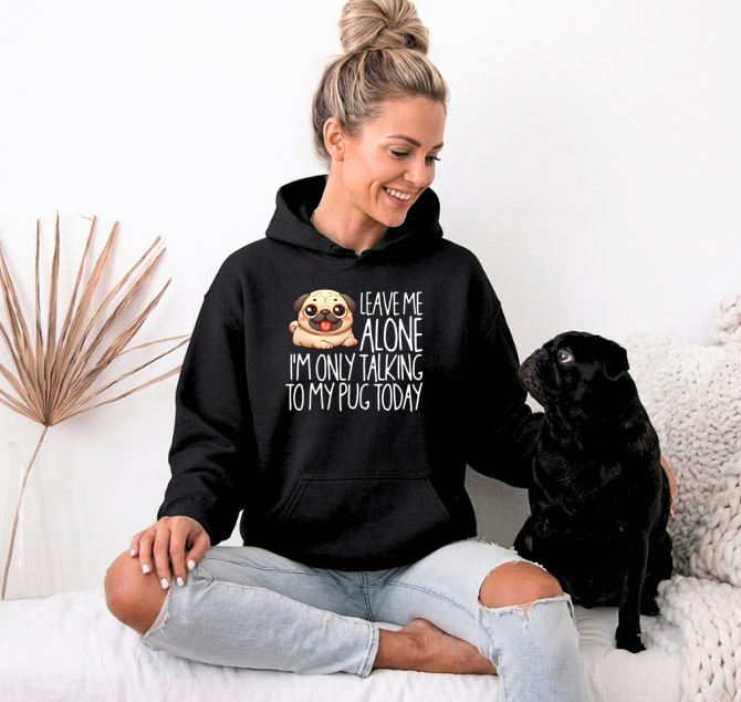 Axel  - Pug Lover Hoodie – Essential Unisex Cotton Sweatshirt