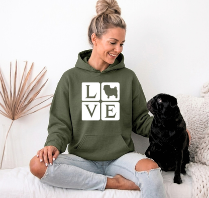 Mia - Pug Lover Hoodie – Essential Unisex Cotton Sweatshirt