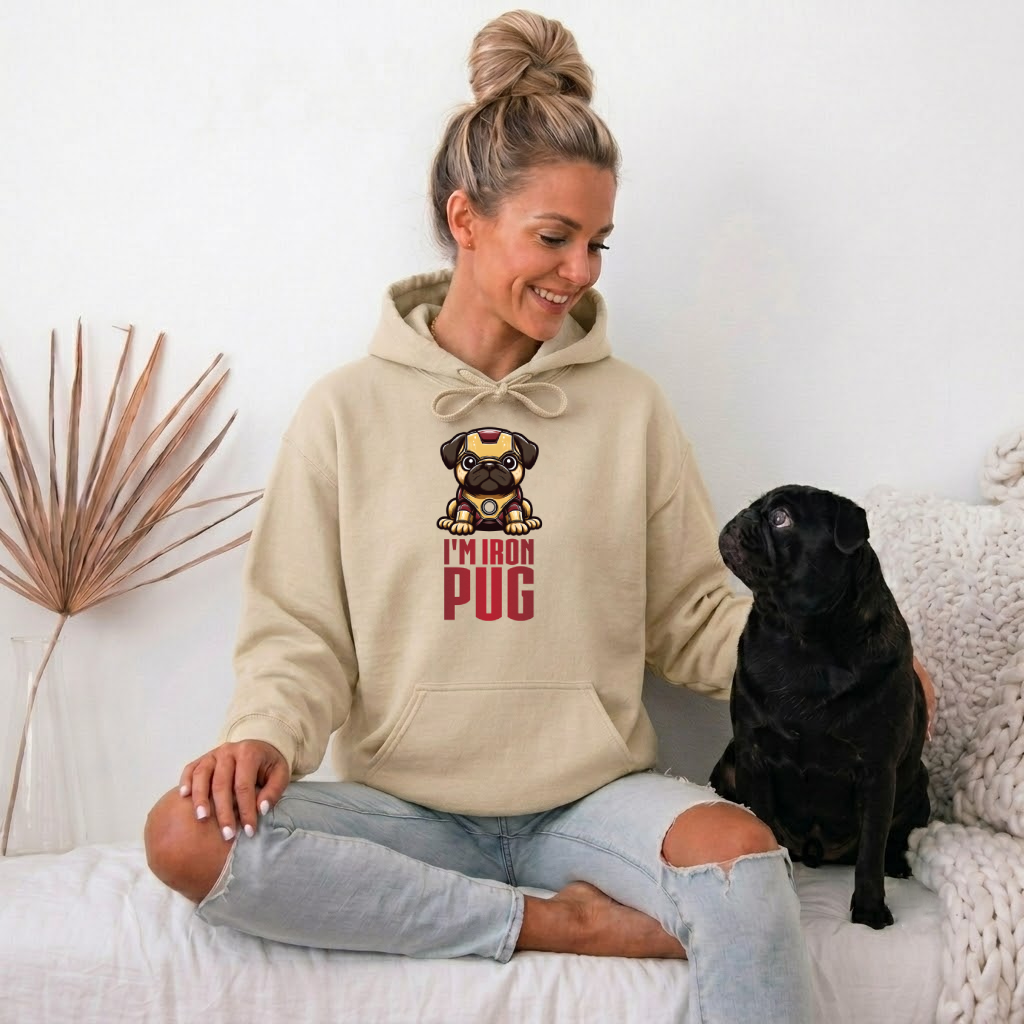 Thor  - Pug Lover Hoodie – Essential Unisex Cotton Sweatshirt