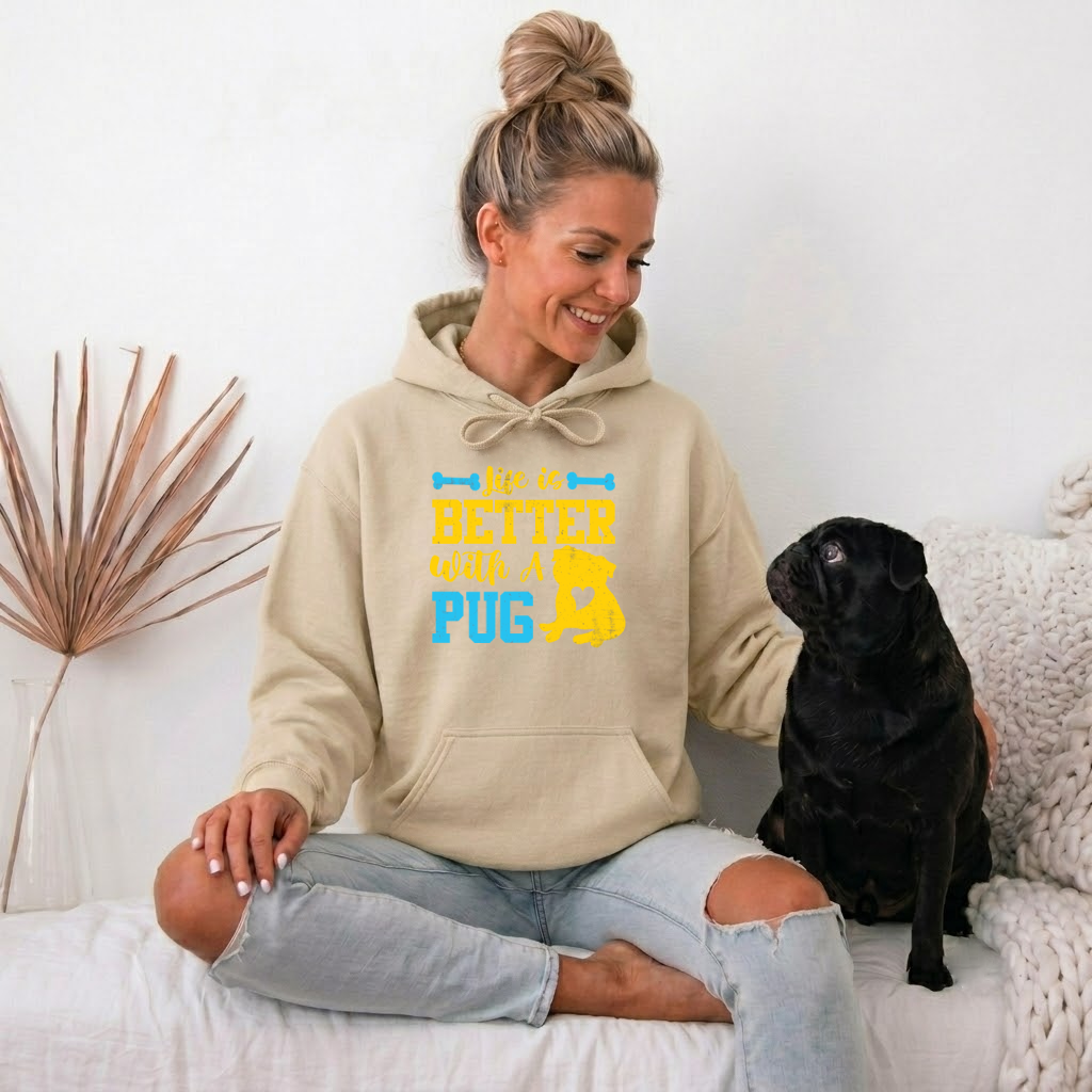 Loki  - Pug Lover Hoodie – Essential Unisex Cotton Sweatshirt