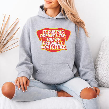OLie  - Pug Lover Hoodie – Essential Unisex Cotton Sweatshirt