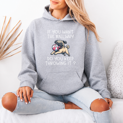 Teddy  - Pug Lover Hoodie – Essential Unisex Cotton Sweatshirt