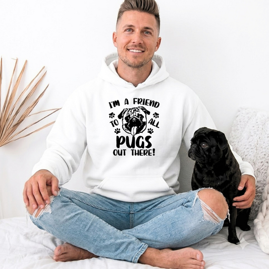 Appolo  - Pug Lover Hoodie – Essential Unisex Cotton Sweatshirt