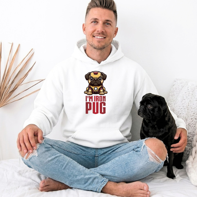 Thor  - Pug Lover Hoodie – Essential Unisex Cotton Sweatshirt