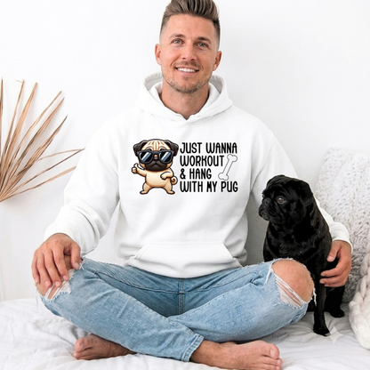 Chloe  - Pug Lover Hoodie – Essential Unisex Cotton Sweatshirt