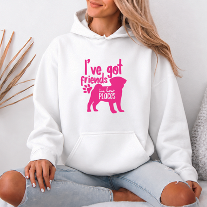 Indiguo  - Pug Lover Hoodie – Essential Unisex Cotton Sweatshirt