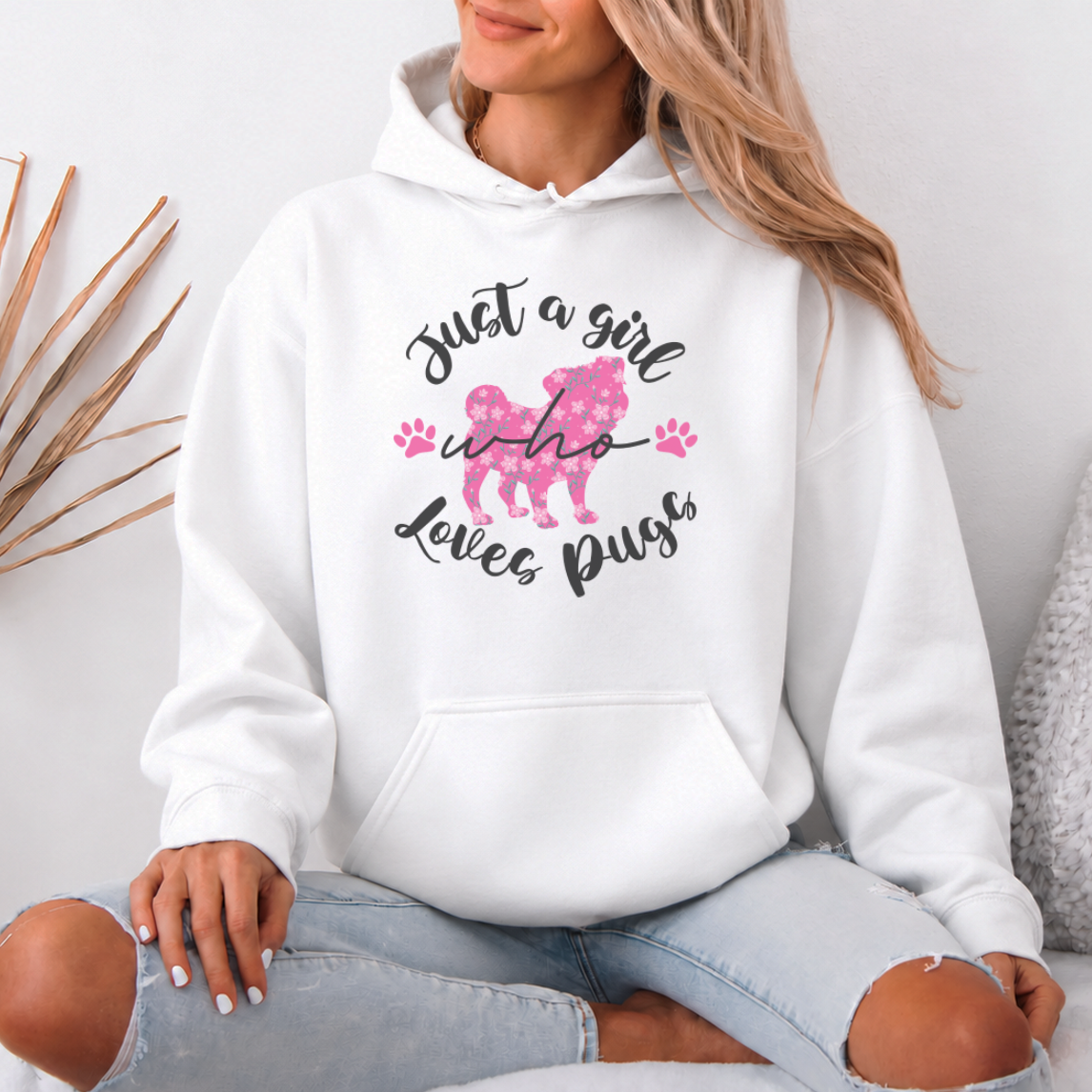 Bella  - Pug Lover Hoodie – Essential Unisex Cotton Sweatshirt