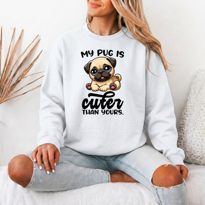 Titan - Unisex Cotton Sweater for Pug Lovers