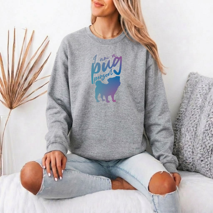 Skye - Unisex Cotton Sweater for Pug Lovers