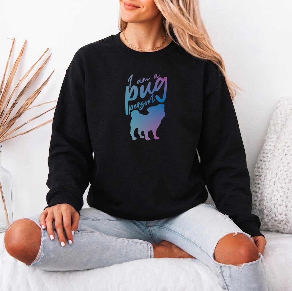 Skye - Unisex Cotton Sweater for Pug Lovers