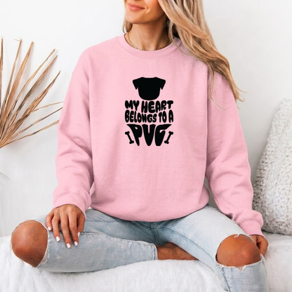 Enzo  - Unisex Cotton Sweater for Pug Lovers